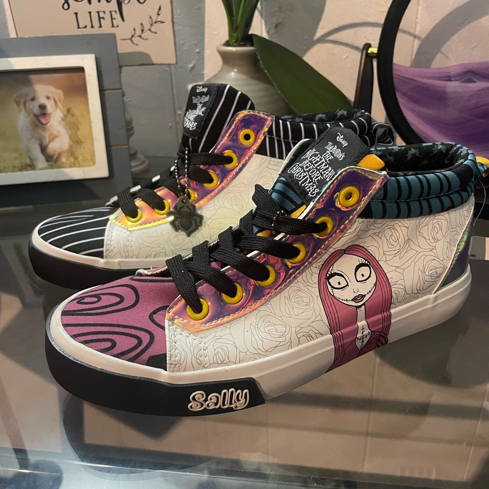 Disney Sally High-Top Sneakers with Multicolor Design